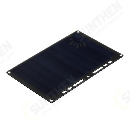 10W 6V 1.7A USB Solar Panel Solar Power Bank W/ Ring Binder Eyelet