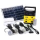 10W 6V Solar Panel Portable Solar AC Kit Solar Power System Camping Portable Generator With Bulbs