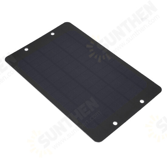 10W DC 6V Portable Solar Panel Kit DC USB Charger Kit Single Crystal Semi-flexible Solar Power Panel W/2 Fans Solar Controller