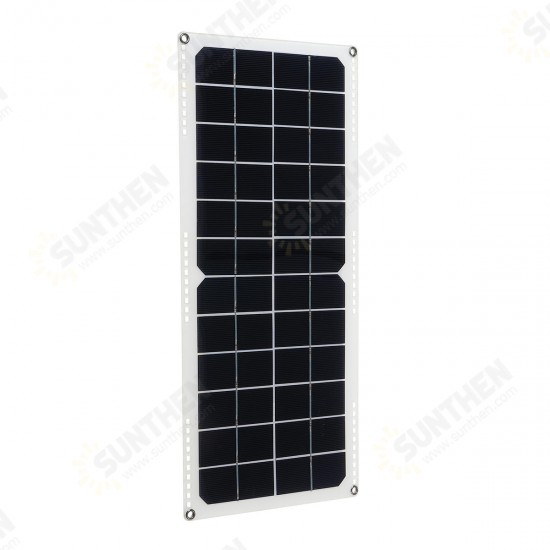 10W Monocrystalline Solar Panel DIY Solar Powered Panel With 2 Connectors(