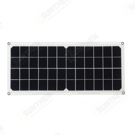 10W Monocrystalline Solar Panel DIY Solar Powered Panel With 2 Connectors(