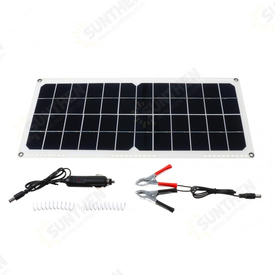 10W Monocrystalline Solar Panel DIY Solar Powered Panel With 2 Connectors(