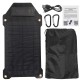 10W Portable Solar Panel Kit USB Charger Kit Water Proof Monocrystalline Silicon Solar Power Panel