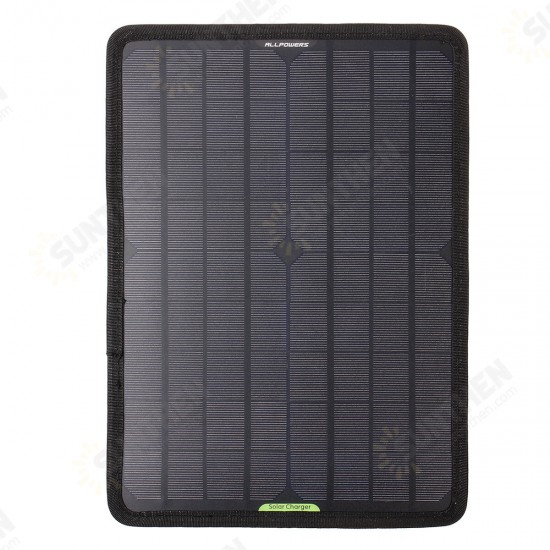 10W Solar Panel Charger For RV Boat Car Portable Solar Power Panel Kita