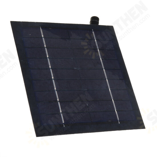 10W Solar Powered Panel Fan Mini Exhaust Ventilator Vent Fan Bathroom Toilet Kitchen