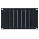 10W Waterproof Solar Panel Matte Texture Car Emergency Charger WIth 4 Protective Corners USB+DC