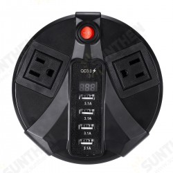 110V 200W 12.4A Smart Digital Fast Charger Multiport High Speed Charging Car Charger 110V 200W 12.4A Smart Digital Fast Charger Multiport High Speed Charging Car Charger