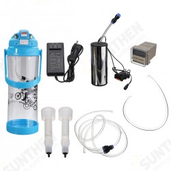 110V-240V 3L 0.8 Gal Double Head Goat Milk Electric Cow Sheep Milking Machine Farm Bottles 110V-240V 3L 0.8 Gal Double Head Goat Milk Electric Cow Sheep Milking Machine Farm Bottles
