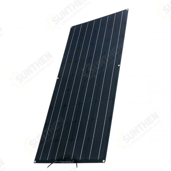 120W Flexible Solar Panel Kit Monocrystalline Camping WIth 4 Protective Corners