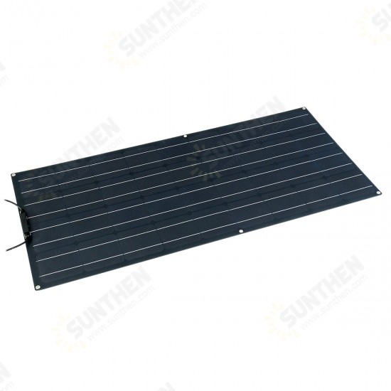 120W Flexible Solar Panel Kit Monocrystalline Camping WIth 4 Protective Corners