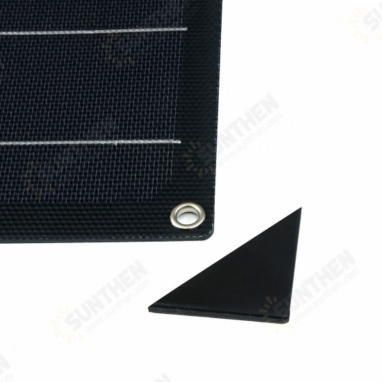 120W Flexible Solar Panel Kit Monocrystalline Camping WIth 4 Protective Corners