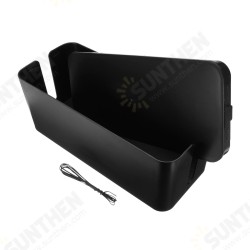 12.80x5.12x4.92 Inch Cable Storage Box Wire Management Socket Safety Cable Organizer Container 12.80x5.12x4.92 Inch Cable Storage Box Wire Management Socket Safety Cable Organizer Container