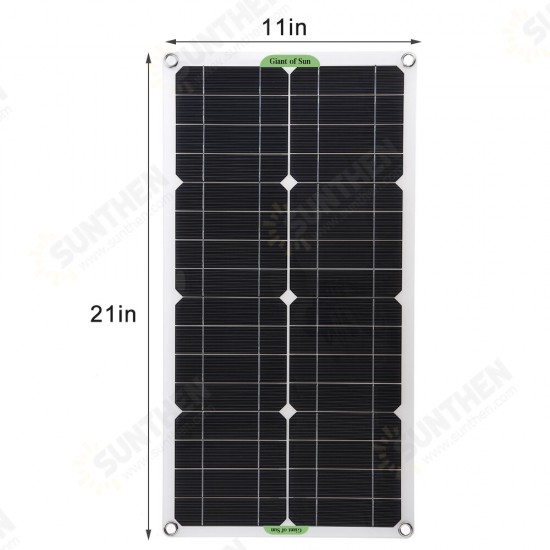 12V 30W Solar Panel Kit Complete 10A 30A 50A 60A Controller RV Camping Car Boat Battery Phone USB Solar Power Bank Charger 12V