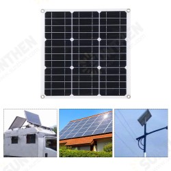 12V 50W PET Flexible Solar Panel Camping Solar Power Bank Battery Charge Systems Kit Complete 10/30/60/100A Controller 12V 24V 12V 50W PET Flexible Solar Panel Camping Solar Power Bank Battery Charge Systems Kit Complete 10/30/60/100A Controller 12V 24V