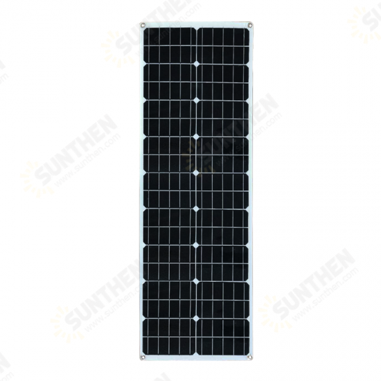 12V 50W PET Flexible Solar Panel Monocrystalline Silicon Laminated Solar Panel 1000*340*3mm