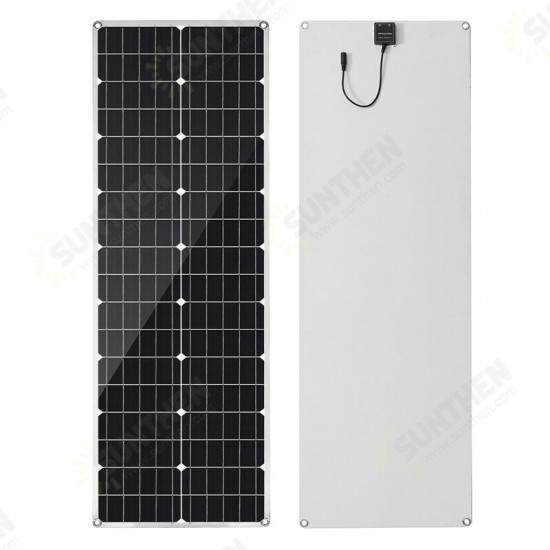 12V 50W PET Flexible Solar Panel Monocrystalline Silicon Laminated Solar Panel 1000*340*3mm