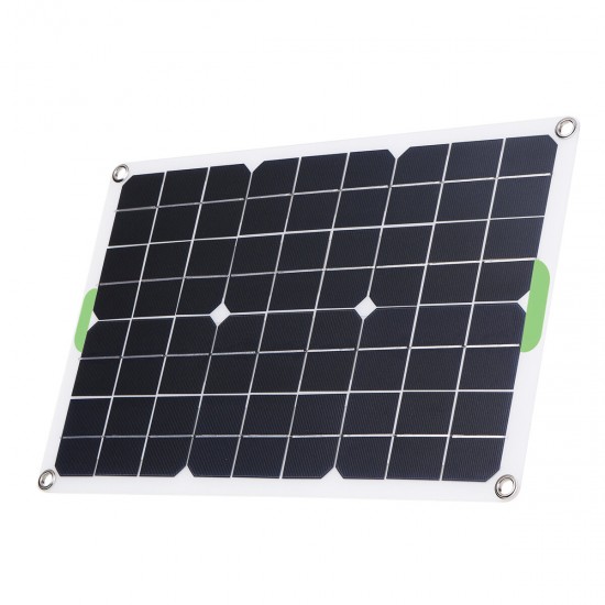 12V 50W Protable Solar Panel Kit 2 USB Port Monocrystalline Module Solar Battery Charger