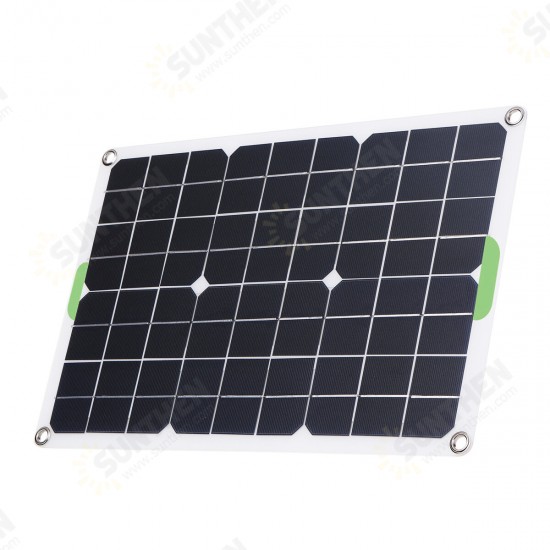 12V 50W Protable Solar Panel Kit 2 USB Port Monocrystalline Module Solar Battery Charger