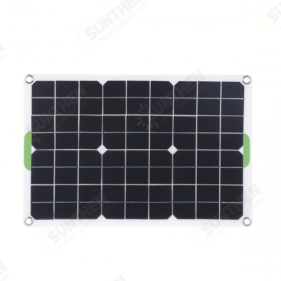 12V 50W Protable Solar Panel Kit 2 USB Port Monocrystalline Module Solar Battery Charger