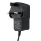 12V 6W UK Plug Charger Adapter To DC Power Cable Cord