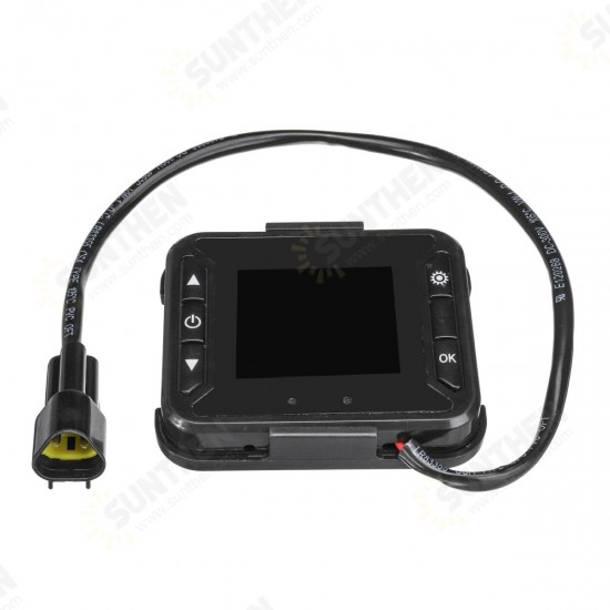 12V LCD Monitor Switch + Remote Control For Auto Truck Air Diesel Heater Controller