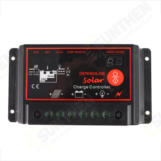 12V/24V DIY Solar System Kit Soalr Charge Controller 18V 20W Solar Panel 1000W Solar Inverter Solar Power Generation Kit