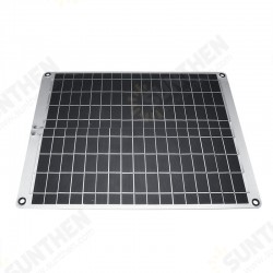12V/5V 20W Monocrystalline Silicon Solar Panel With Alligator Clip 12V/5V 20W Monocrystalline Silicon Solar Panel With Alligator Clip