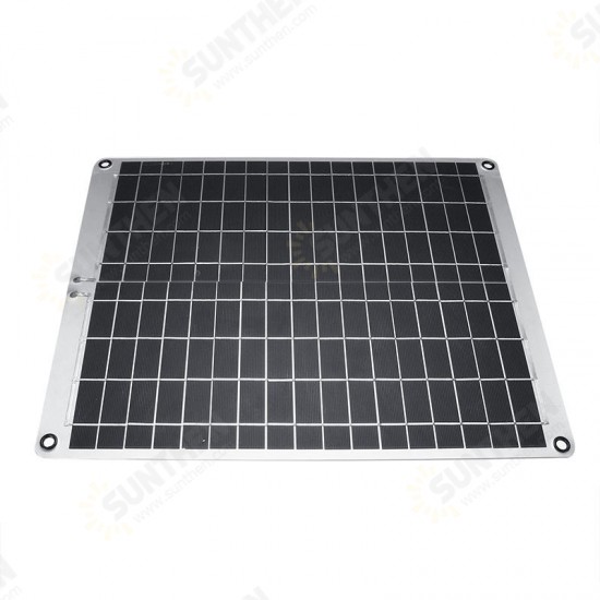 12V/5V 20W Monocrystalline Silicon Solar Panel With Alligator Clip