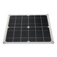 12W Monocrystalline Semi-flexible Solar Panel 80W Peak Single USB For Camping Boat RV Home