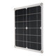 12W Monocrystalline Semi-flexible Solar Panel 80W Peak Single USB For Camping Boat RV Home