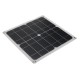 12W Monocrystalline Semi-flexible Solar Panel 80W Peak Single USB For Camping Boat RV Home