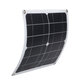 12W Monocrystalline Semi-flexible Solar Panel 80W Peak Single USB For Camping Boat RV Home