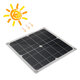 12W Monocrystalline Semi-flexible Solar Panel 80W Peak Single USB For Camping Boat RV Home