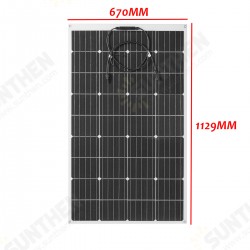 130W 18V Highly Flexible Monocrystalline Solar Panel Connector Car Boat Camping 130W 18V Highly Flexible Monocrystalline Solar Panel Connector Car Boat Camping