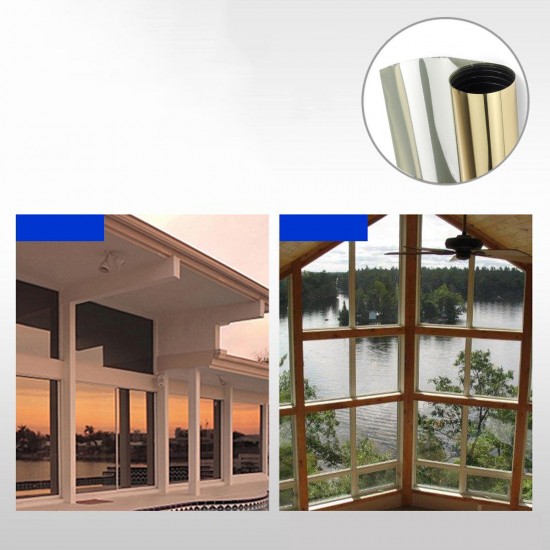 1/3/5M*50CM Window Glass Film 15 Percent VLT Privacy One Way Mirror UV Resistant Home Film