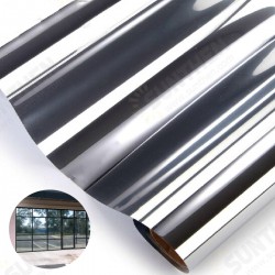 150x50CM One-way Mirror Glass Sticker Reflective Insulation Silver Window Film 150x50CM One-way Mirror Glass Sticker Reflective Insulation Silver Window Film