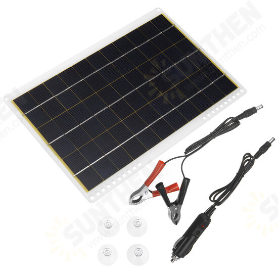 15W Solar Panel 12V Polycrystalline Solar Panel Fast Outdoor Emergency Charging