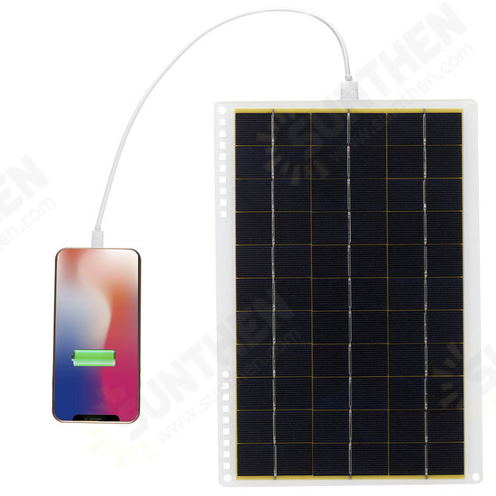 15W Solar Panel 12V Polycrystalline Solar Panel Fast Outdoor Emergency Charging