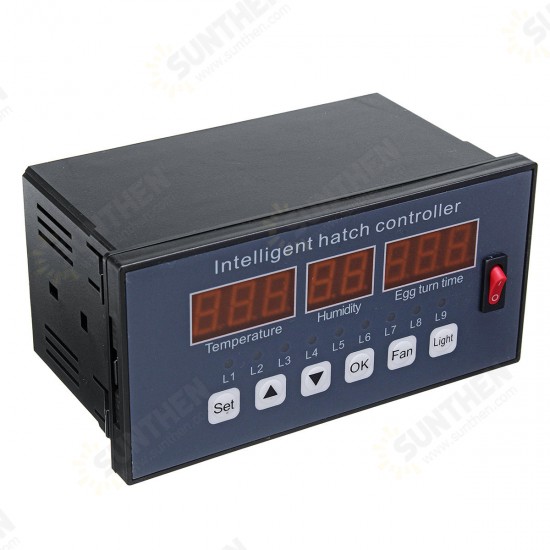 180-240V XM-16 Automatic Temperature Humidity Incubator Controller LED Color In Industrial Incubator