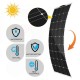 18V 100W ETFE Flexible Solar Panel Monocrystalline Silicon Laminated Solar Panel 1050*540mm