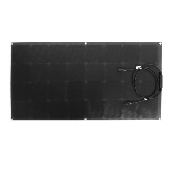 18V 100W ETFE Semi-flexible Solar Panel Monocrystalline Silicon Laminated Solar Panel 1080*540mm