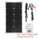 18V 100W Semi-flexible Solar Panel Battery Charger Lightweight Connector Charging for RV Boat Cabin Tent Car 18V 100W Semi-flexible Solar Panel Battery Charger Lightweight Connector Charging for RV Boat Cabin Tent Car