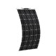 18V 100W Semi-flexible Solar Panel Battery Charger Lightweight Connector Charging for RV Boat Cabin Tent Car 18V 100W Semi-flexible Solar Panel Battery Charger Lightweight Connector Charging for RV Boat Cabin Tent Car