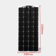 18V 100W Solar Panels Kit Complete Anti Scratch Flexible Solar Cell Panel Battery Power Bank Charger Solar System For Home