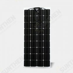 18V 100W Solar Panels Kit Complete Anti Scratch Flexible Solar Cell Panel Battery Power Bank Charger Solar System For Home 18V 100W Solar Panels Kit Complete Anti Scratch Flexible Solar Cell Panel Battery Power Bank Charger Solar System For Home