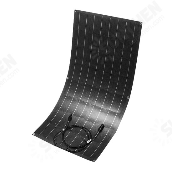 18V 100W Semi-flexible Solar Panel Monocrystalline Silicon Laminated Solar Panel 1050*540mm