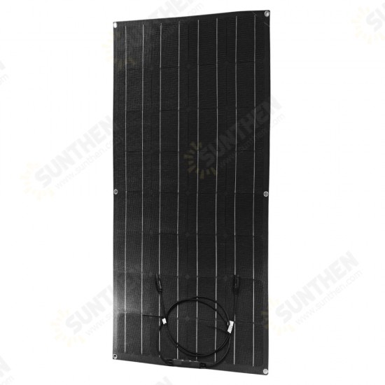 18V 100W Semi-flexible Solar Panel Monocrystalline Silicon Laminated Solar Panel 1050*540mm