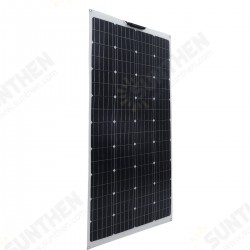 18V 150W ETFE Flexible Solar Panel Monocrystalline Silicon Laminated Solar Panel 1240*670mm 18V 150W ETFE Flexible Solar Panel Monocrystalline Silicon Laminated Solar Panel 1240*670mm