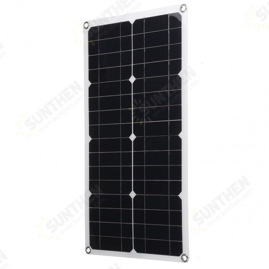 18V 25W Semi-flexible Solar Panel for Outdoor Power Generation System Parking Shed Electric Car