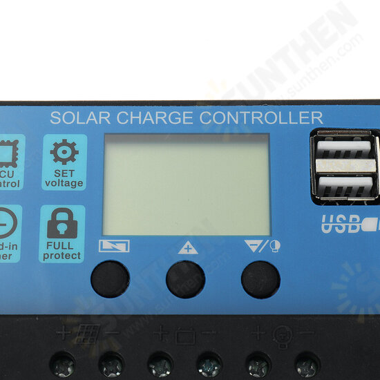 18V 30W Solar Panel Dual DC&USB Monocrystaline Flexible Solar Charger w/ 10A Solar Controller 18V 30W Solar Panel Dual DC&USB Monocrystaline Flexible Solar Charger w/ 10A Solar Controller